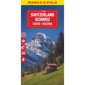 Marco Polo Wegenkaart Zwitserland